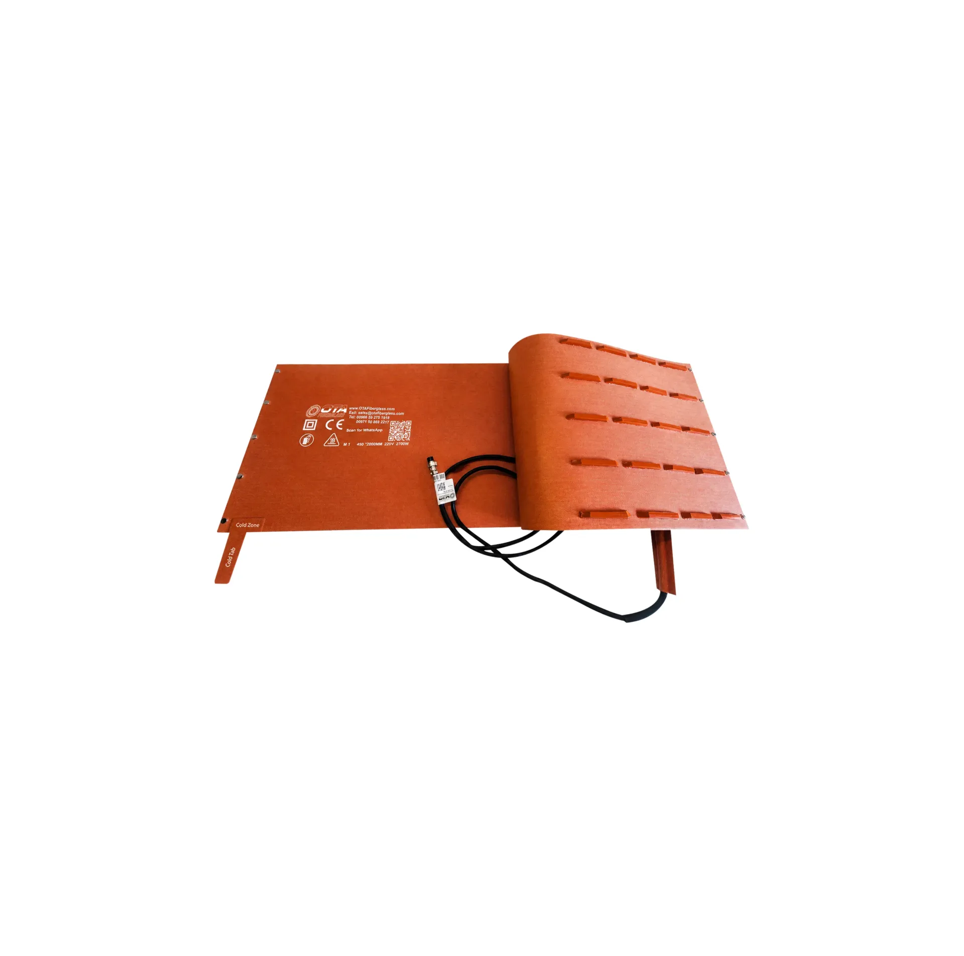 OTA Fiberglass M1  بطانية تسخين أنابيب الألياف الزجاجية 30" (750mm)