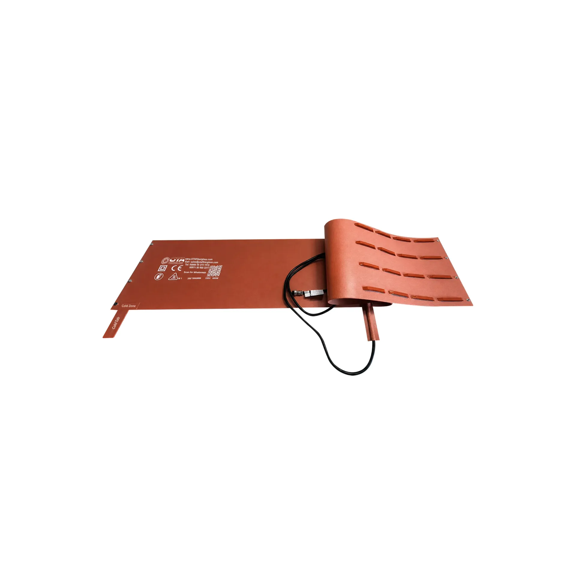 OTA Fiberglass M1  بطانية تسخين أنابيب الألياف الزجاجية 20" (500mm)