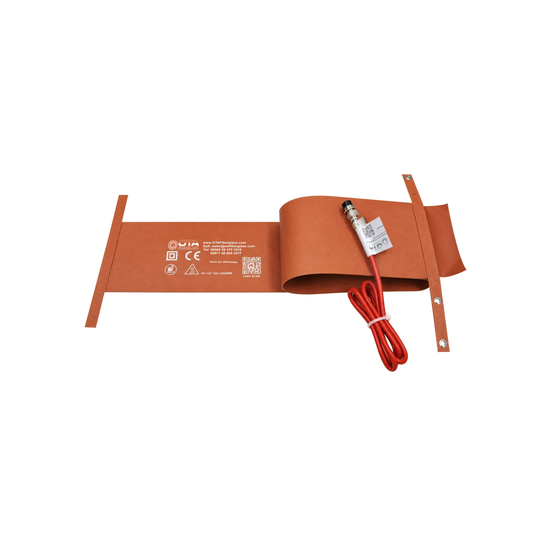 OTA Fiberglass Heating Blanket 10-12" (250mm-300mm)