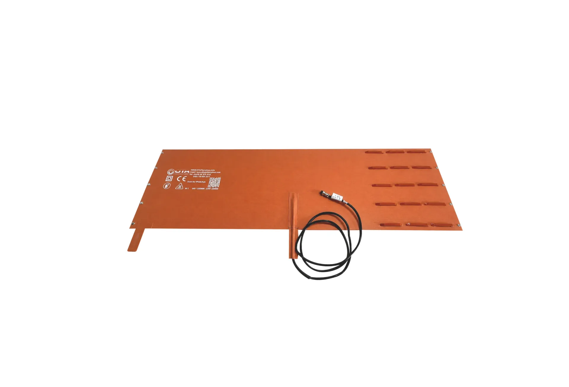 OTA Fiberglass Matrix بطانية تسخين أنابيب الألياف الزجاجية 650x2000mm